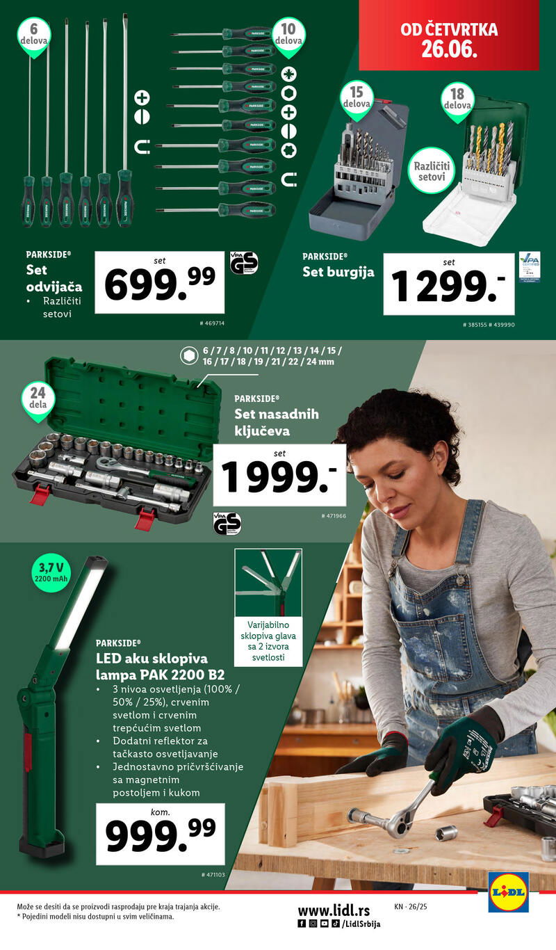 Lidl katalog akcija neprehrana