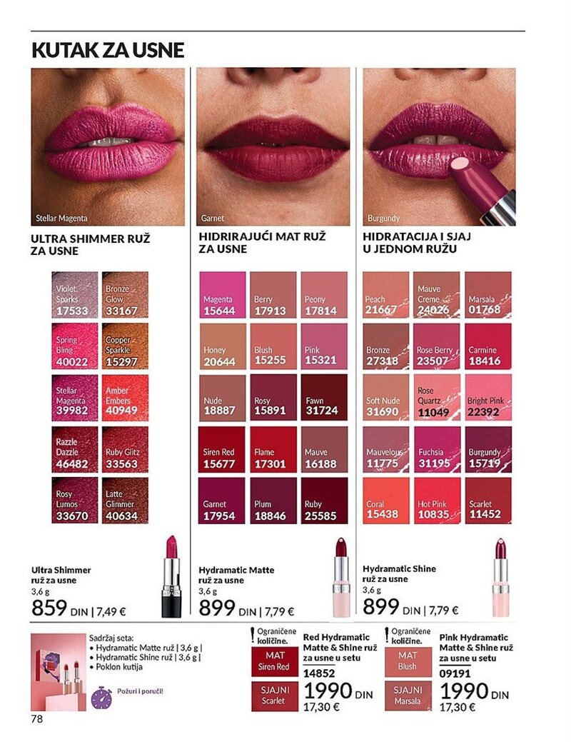 Avon katalog akcija