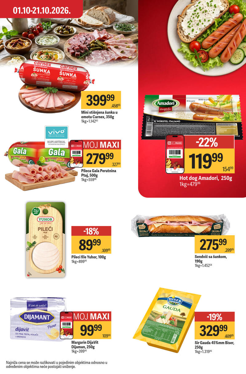 Maxi katalog – Nedeljna akcija