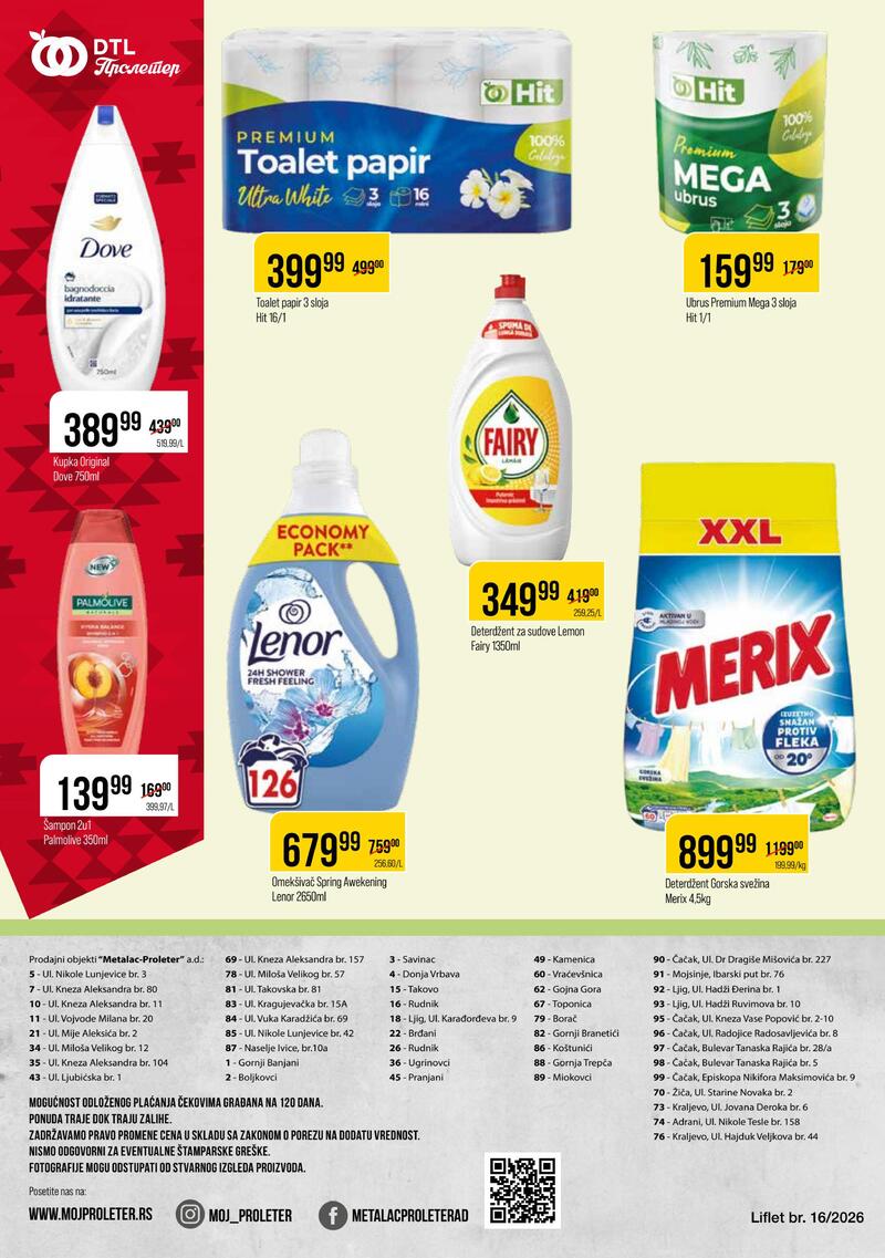 Proleter katalog akcija