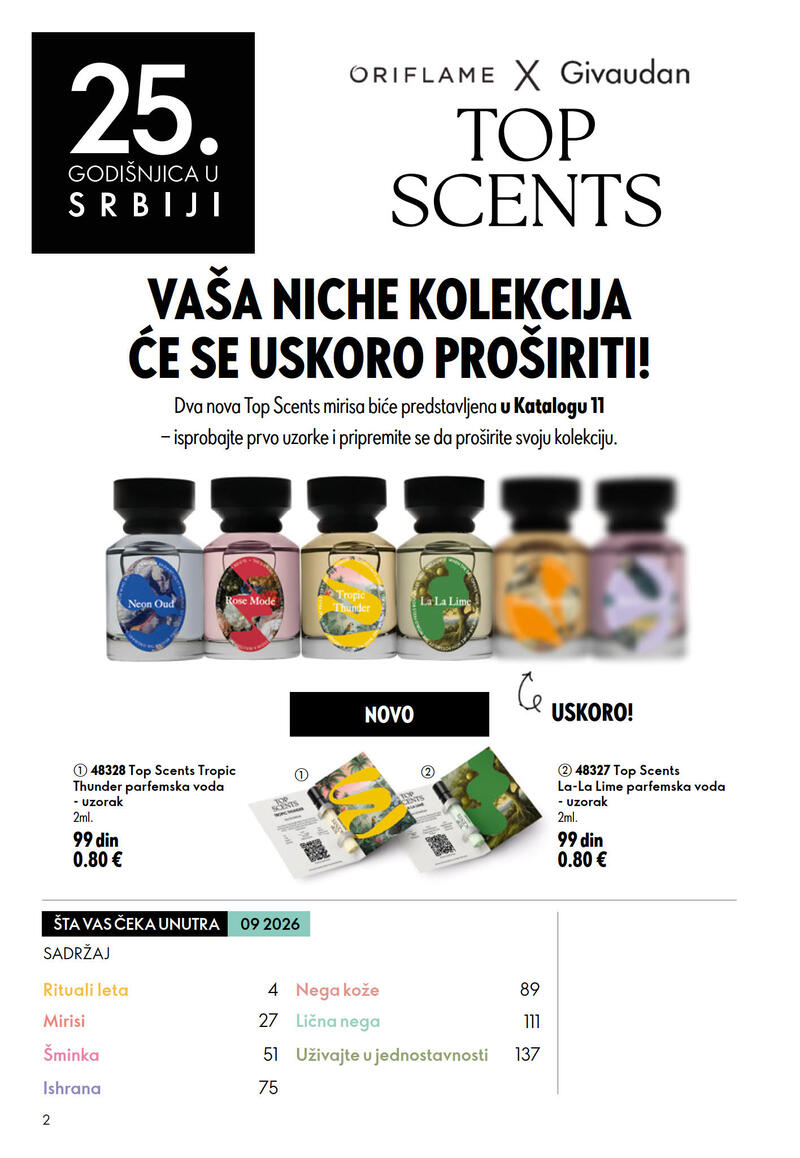 Oriflame katalog akcija