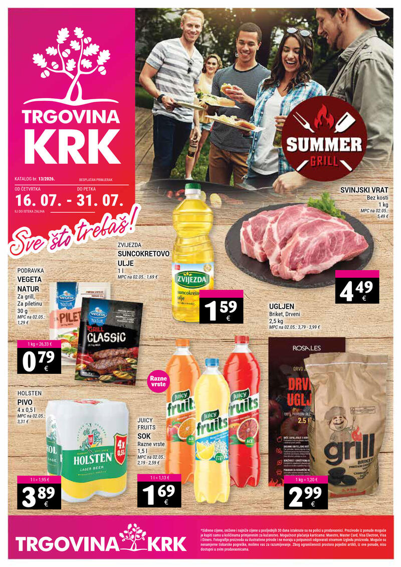Trgovina Krk katalog akcija Kataloška akcija