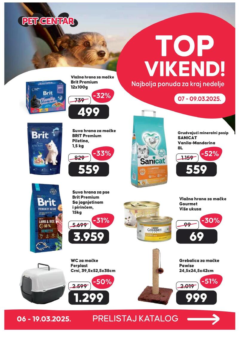 Pet centar akcijski katalog