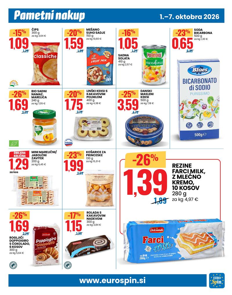 Eurospin katalog - Tedenska akcija