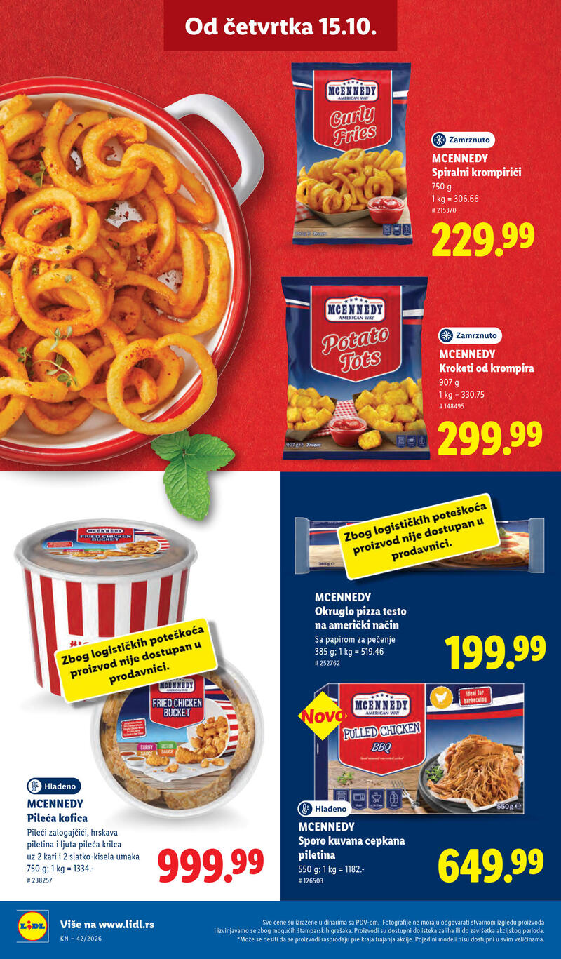 Lidl katalog - Nedeljna akcija