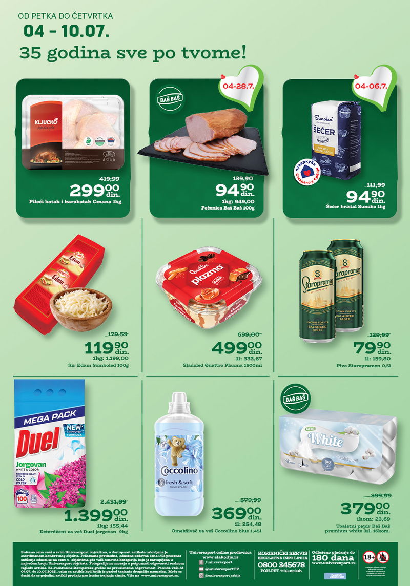 Univerexport katalog nedeljna akcija