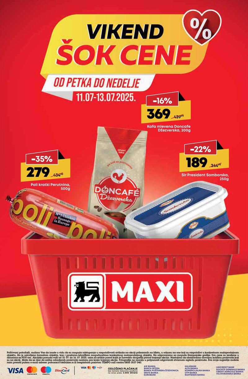 Mega Maxi nedeljna akcija