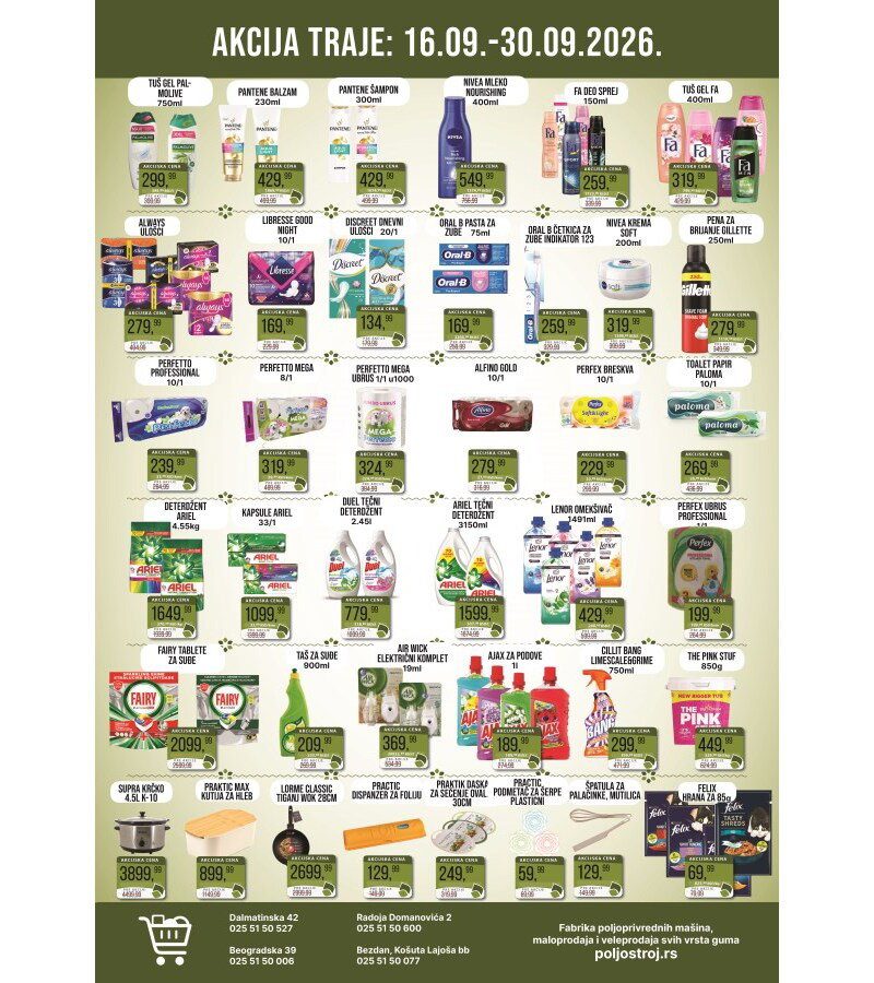 Sinagoga katalog akcija