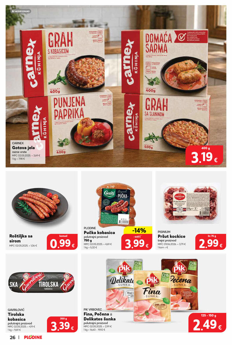 Plodine katalog - Tjedna akcija