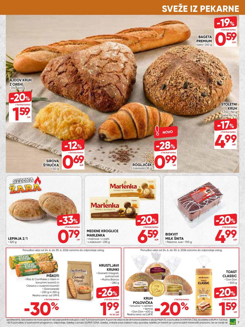 Tuš redni katalog