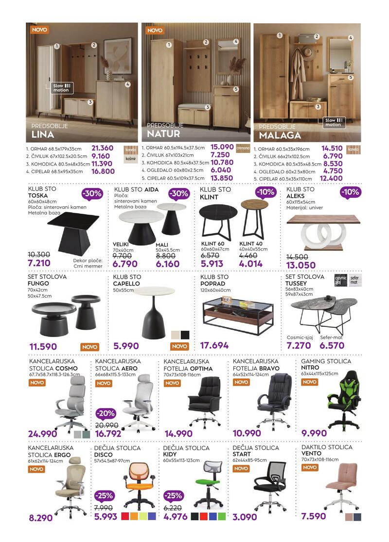 Matis nameštaj katalog akcija