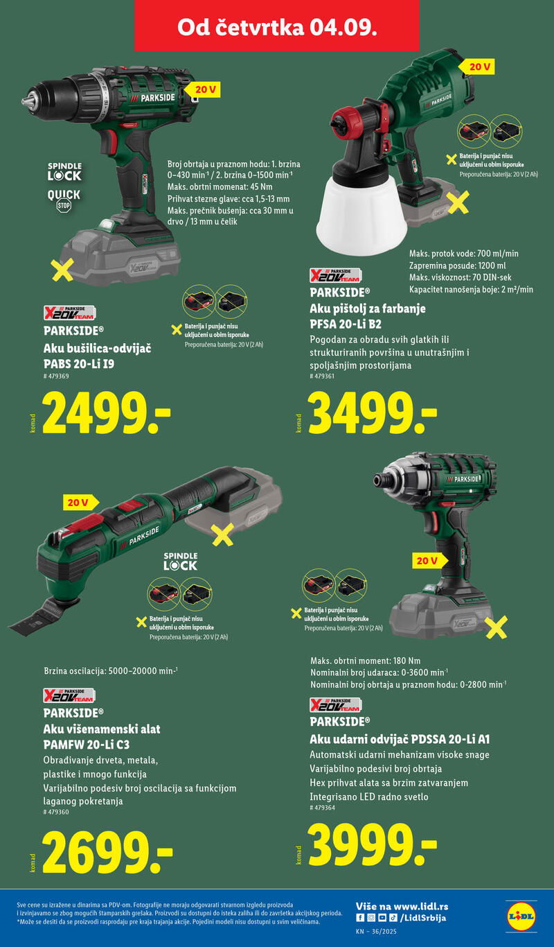 Lidl katalog akcija neprehrana