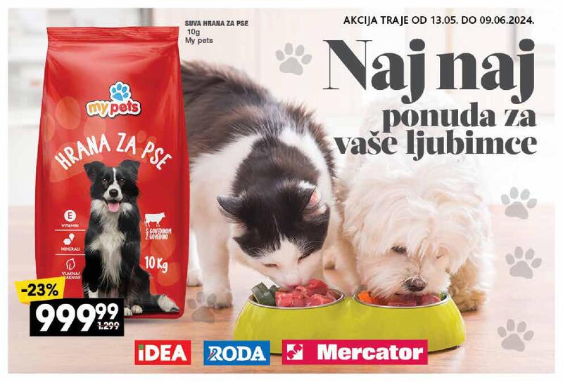 Roda katalog akcija Naj-naj ponuda za vaše ljubimce