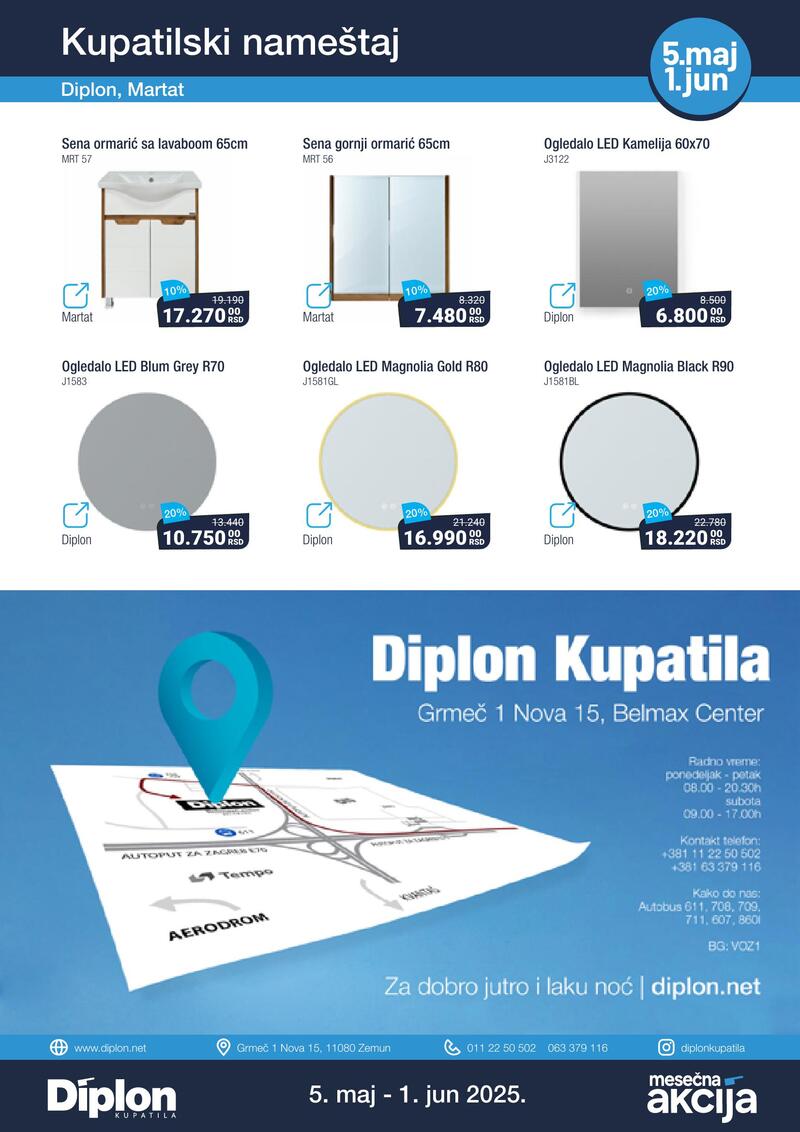 Diplon kupatila katalog akcija