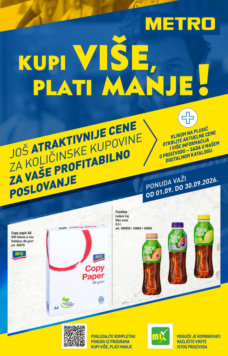 Metro katalog akcija Kupi više plati manje