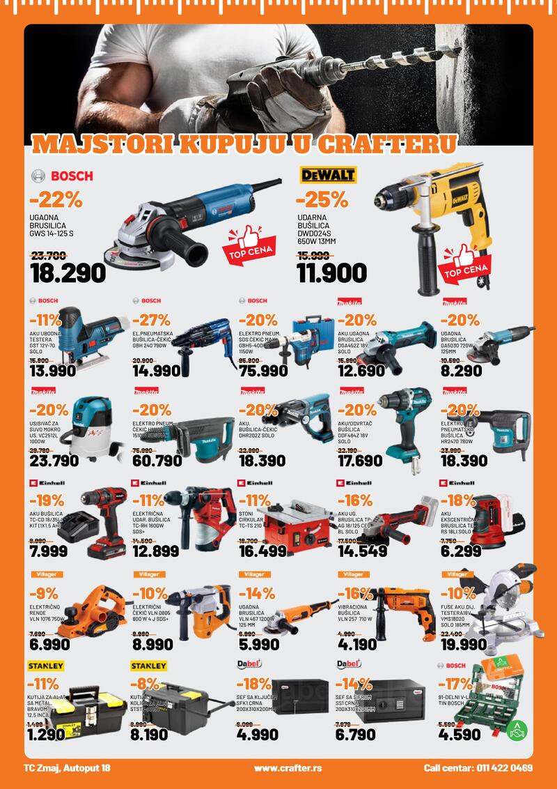 Crafter akcijski katalog