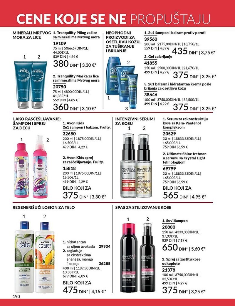 Avon katalog akcija