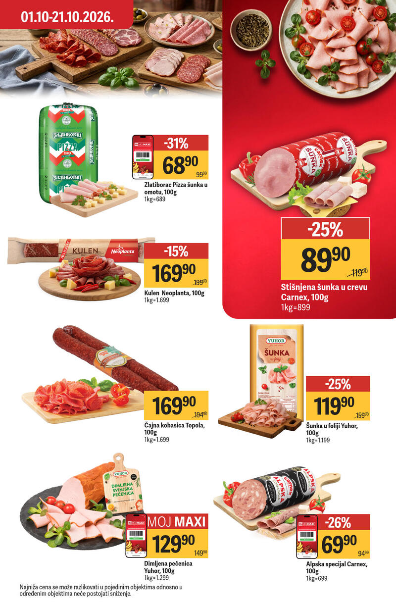 Maxi katalog – Nedeljna akcija
