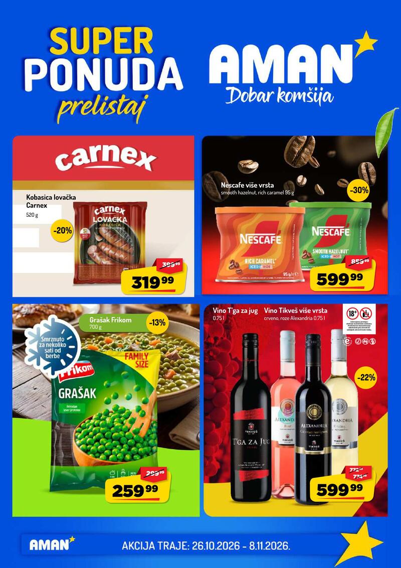 Aman katalog akcija Dvonedeljna akcija