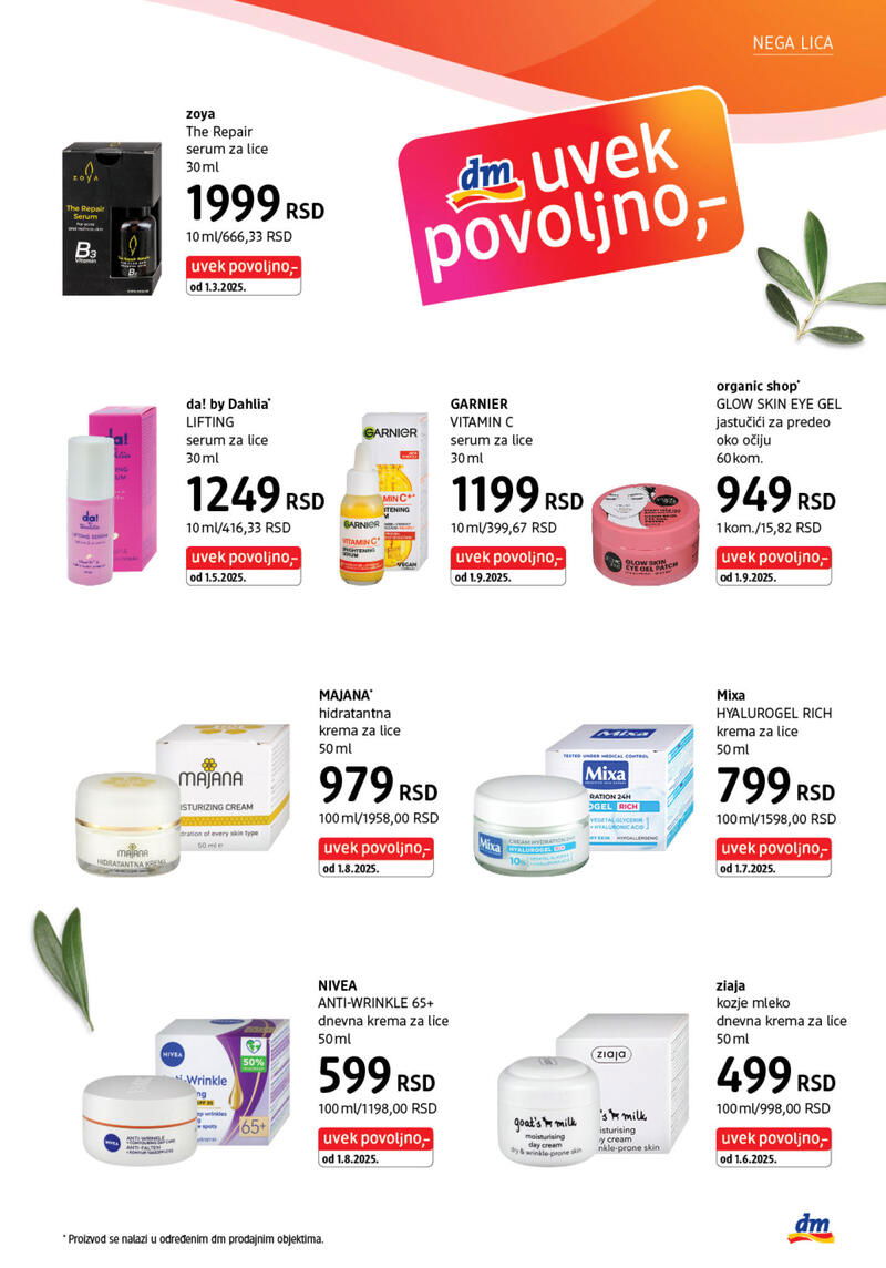 DM Drogerie katalog akcija