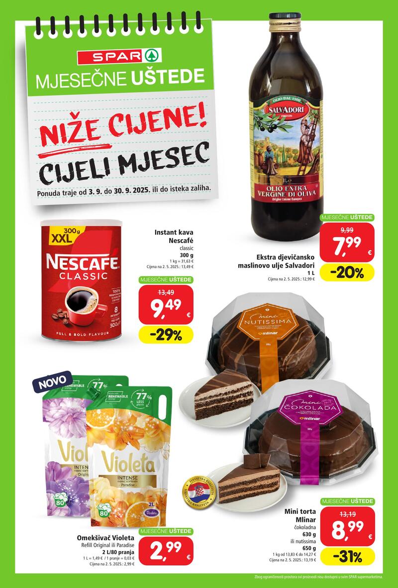 Spar mjesečne uštede