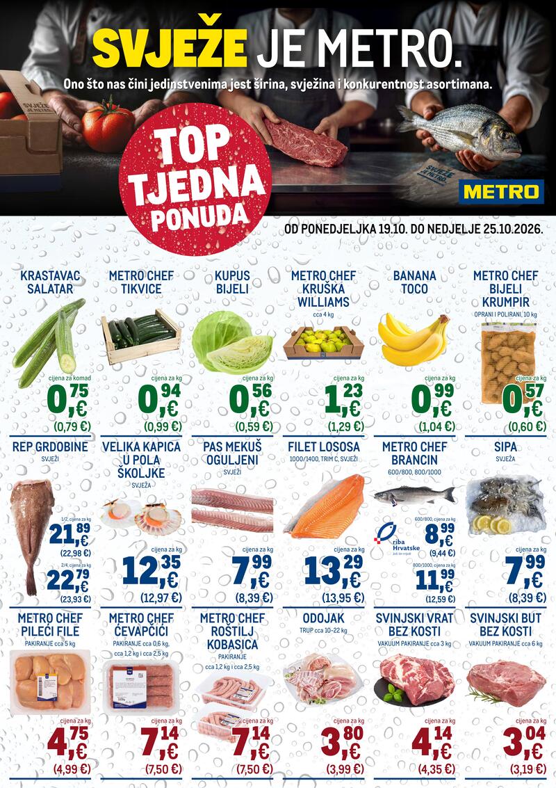 Metro katalog akcija Top tjedna ponuda