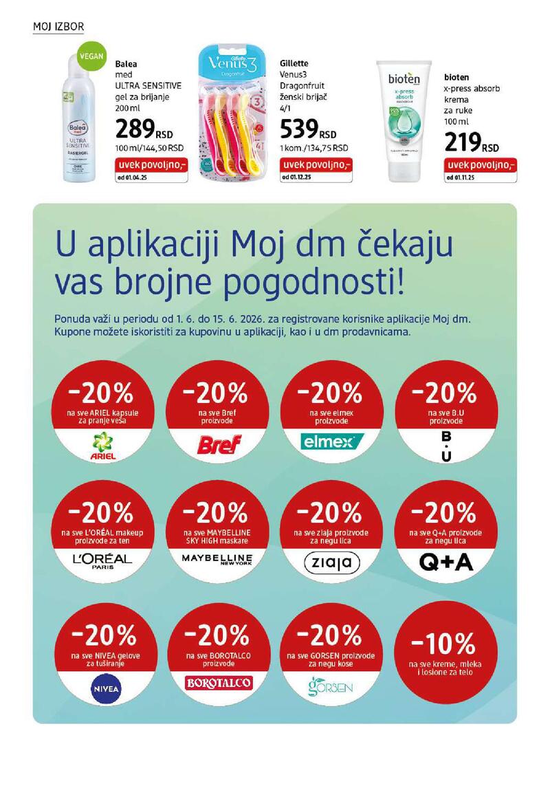 DM Drogerie katalog akcija