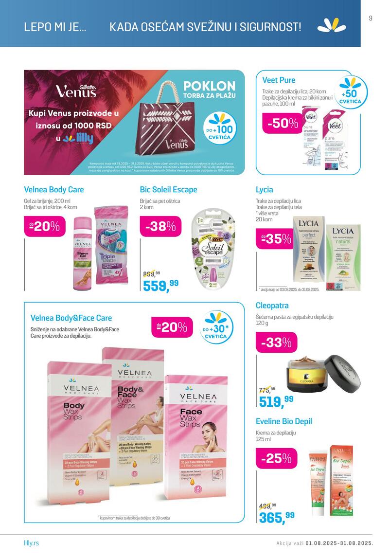 Lilly Drogerie katalog akcija