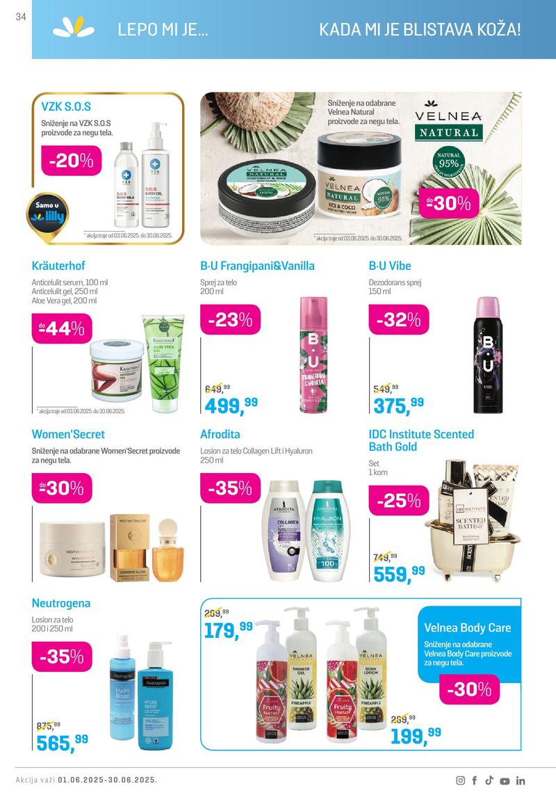 Lilly Drogerie katalog akcija