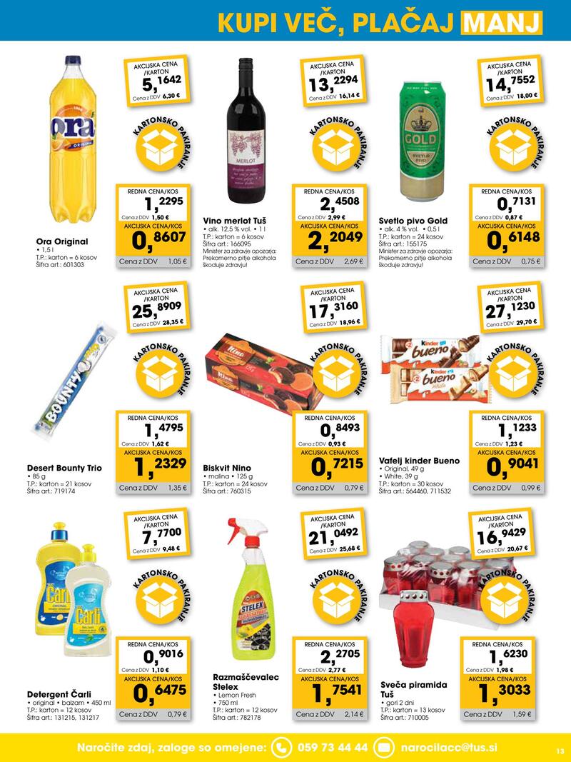 Tuš Cash & Carry katalog - Trgovec