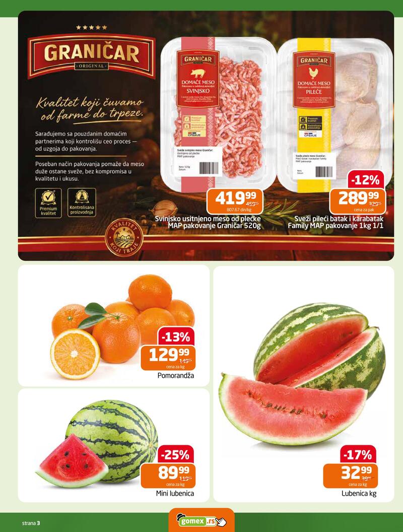 Gomex katalog hrana