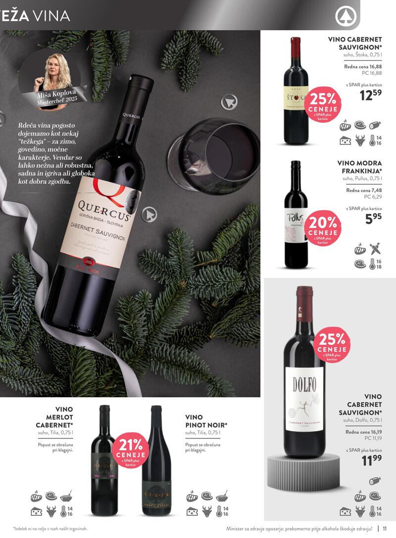 Spar katalog vino