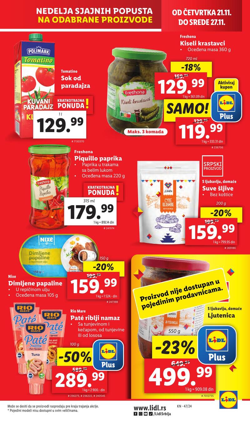 Lidl katalog akcija