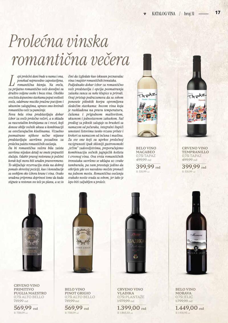 Idea katalog vina