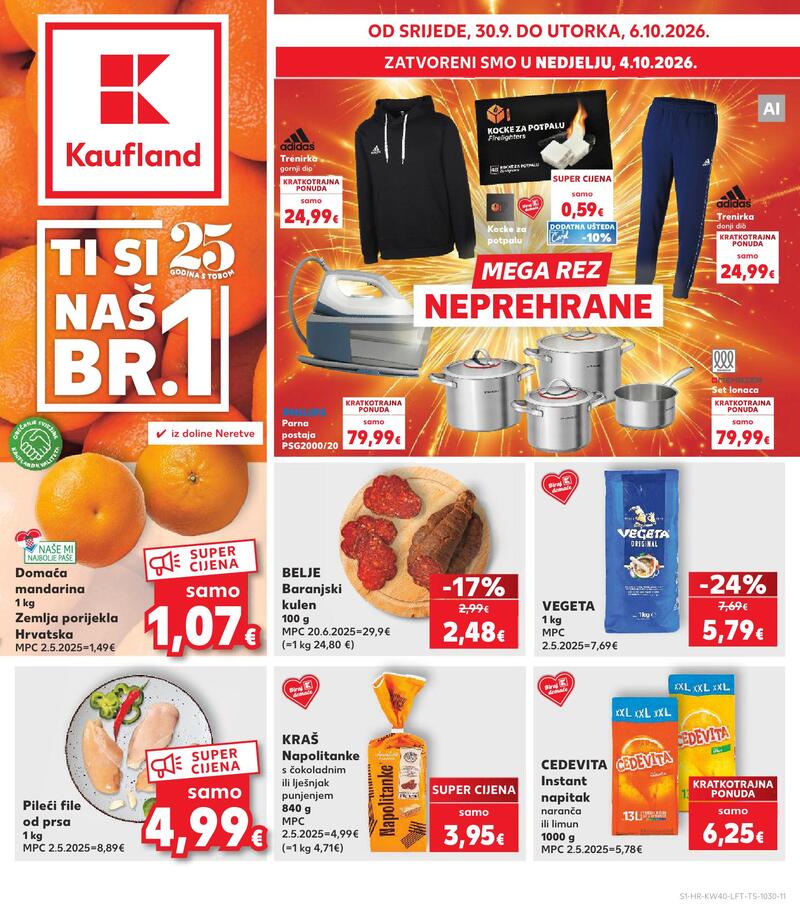 Kaufland katalog akcija Prehrambeni proizvodi