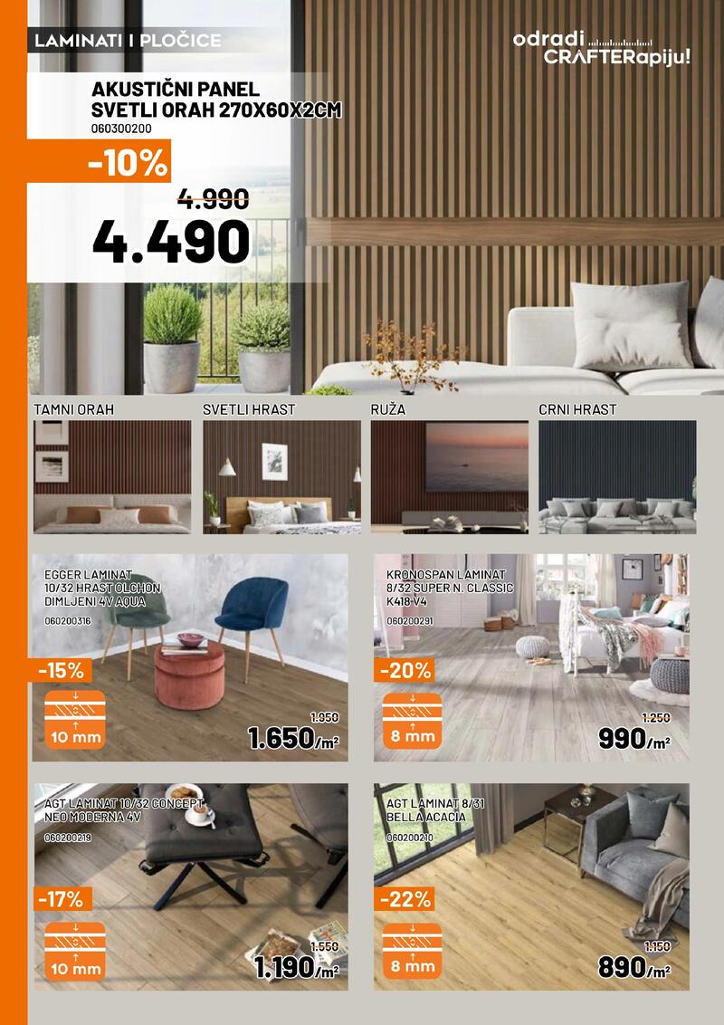 Crafter akcijski katalog