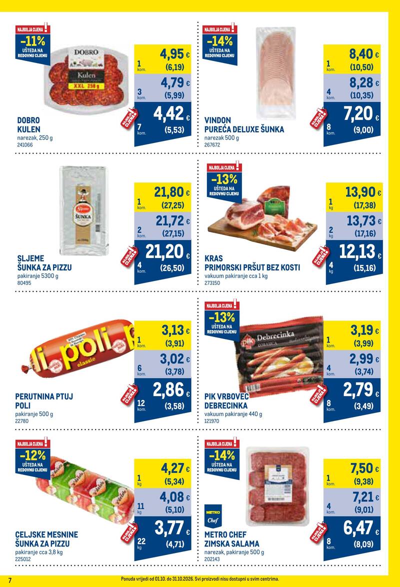 Metro katalog - Profi cijena