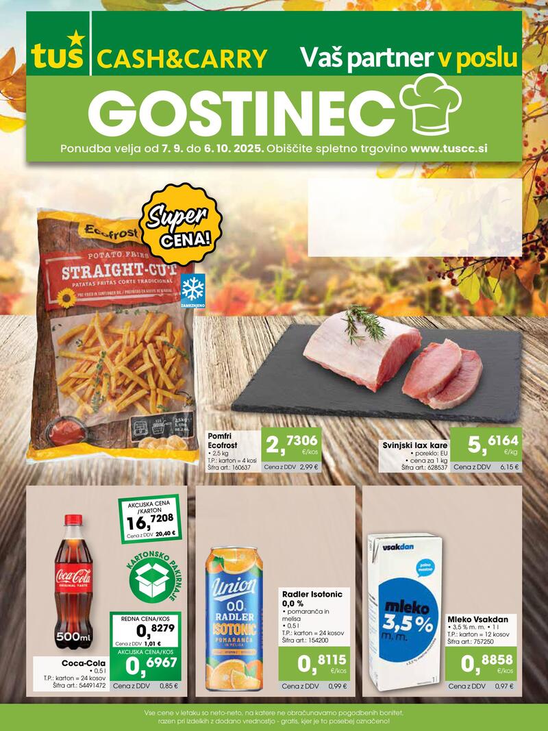 Tuš Cash & Carry gostinec