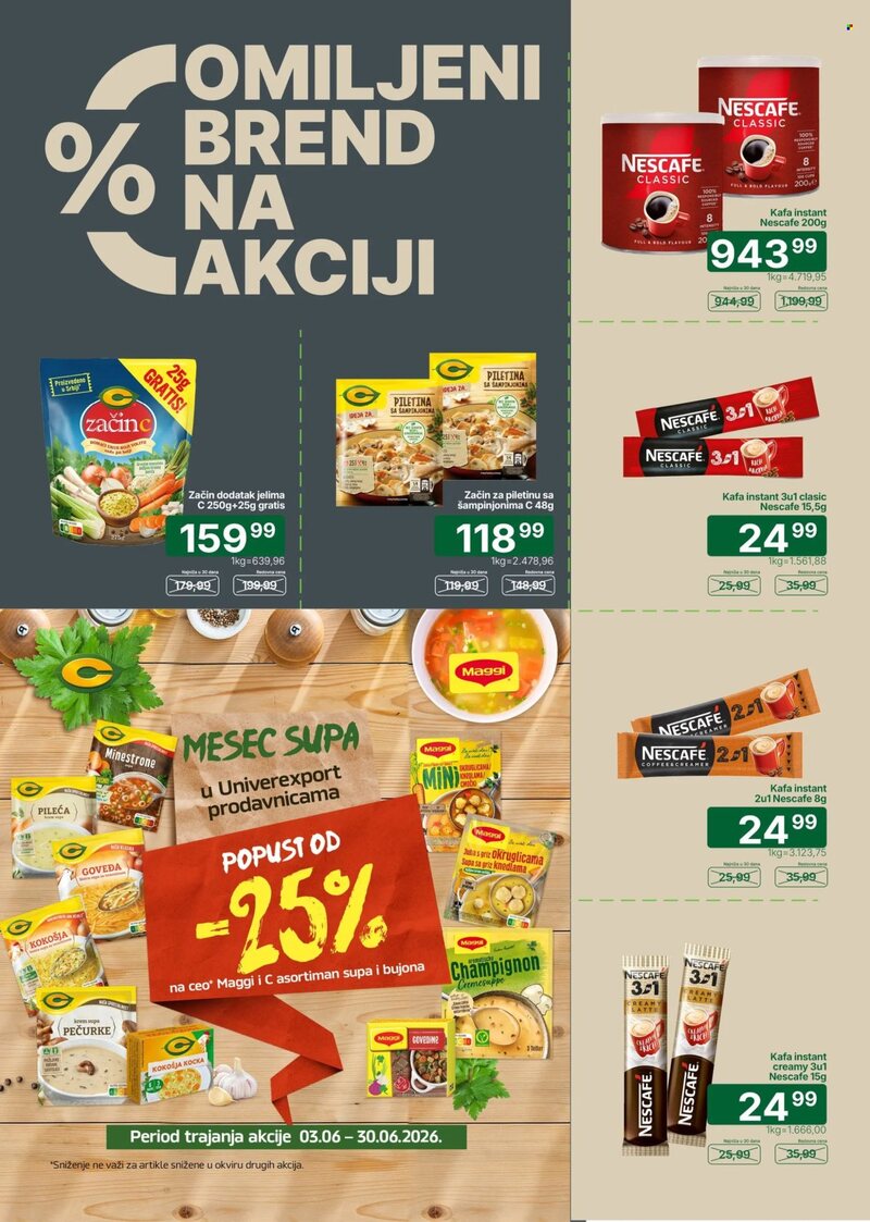Univerexport akcija