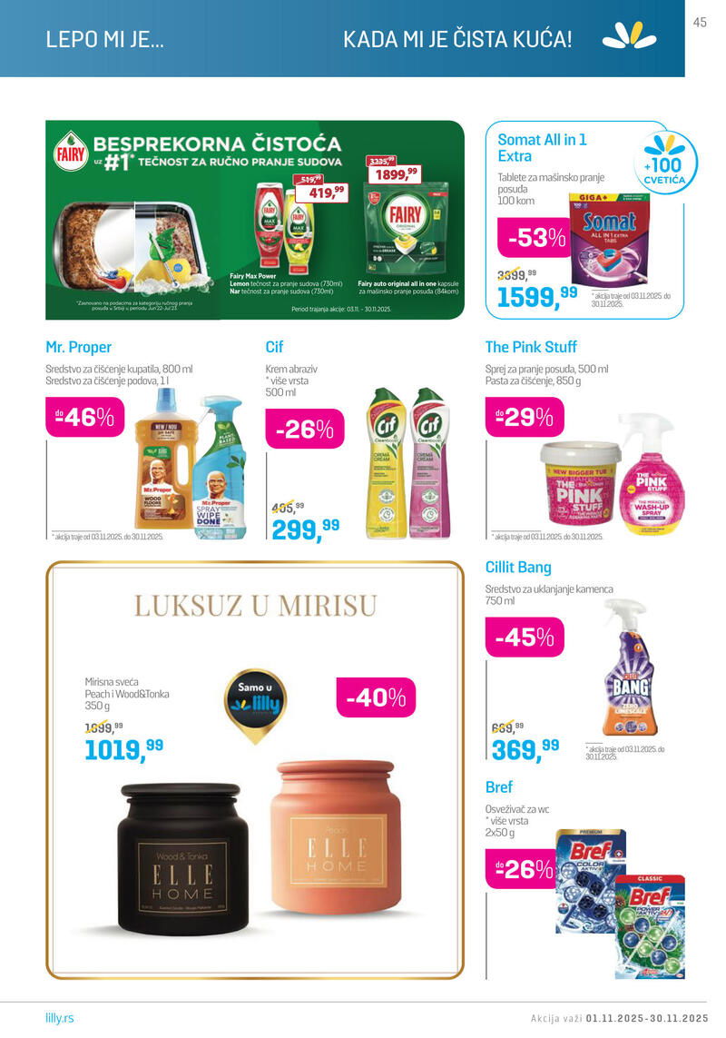 Lilly Drogerie katalog akcija