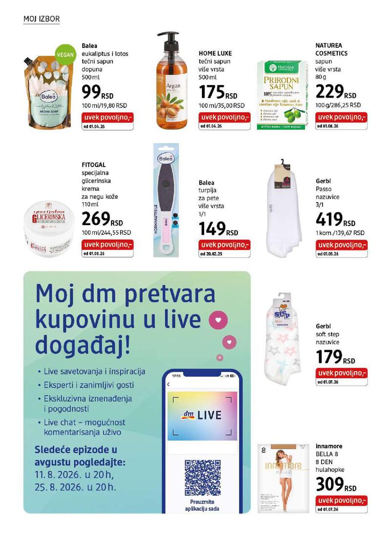DM Drogerie katalog akcija