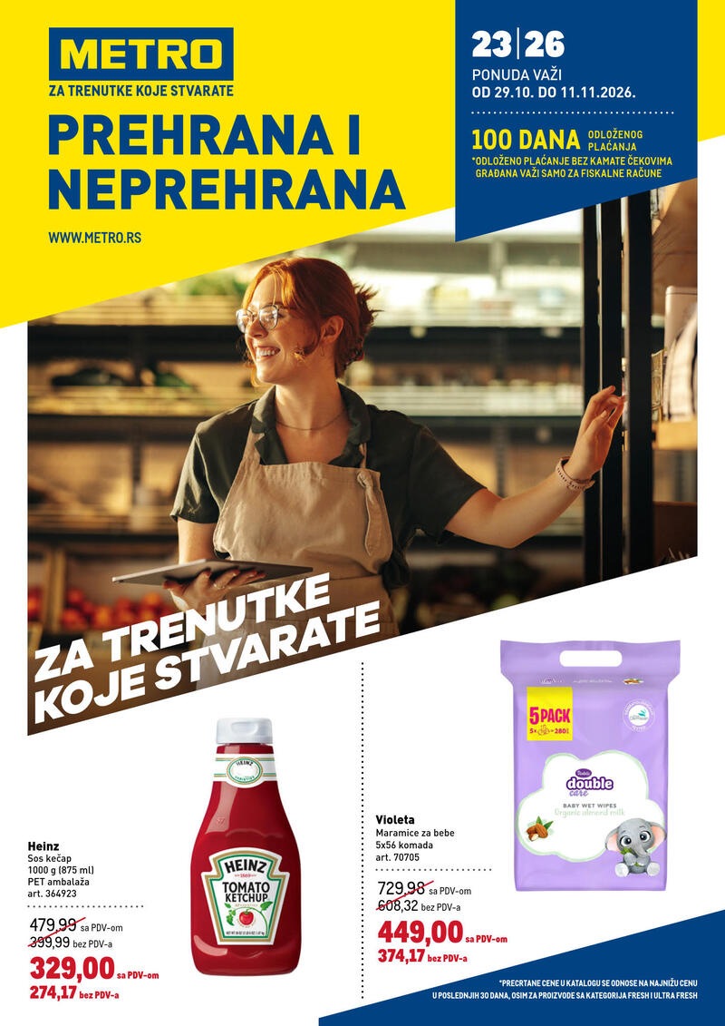 Metro katalog - Prehrana