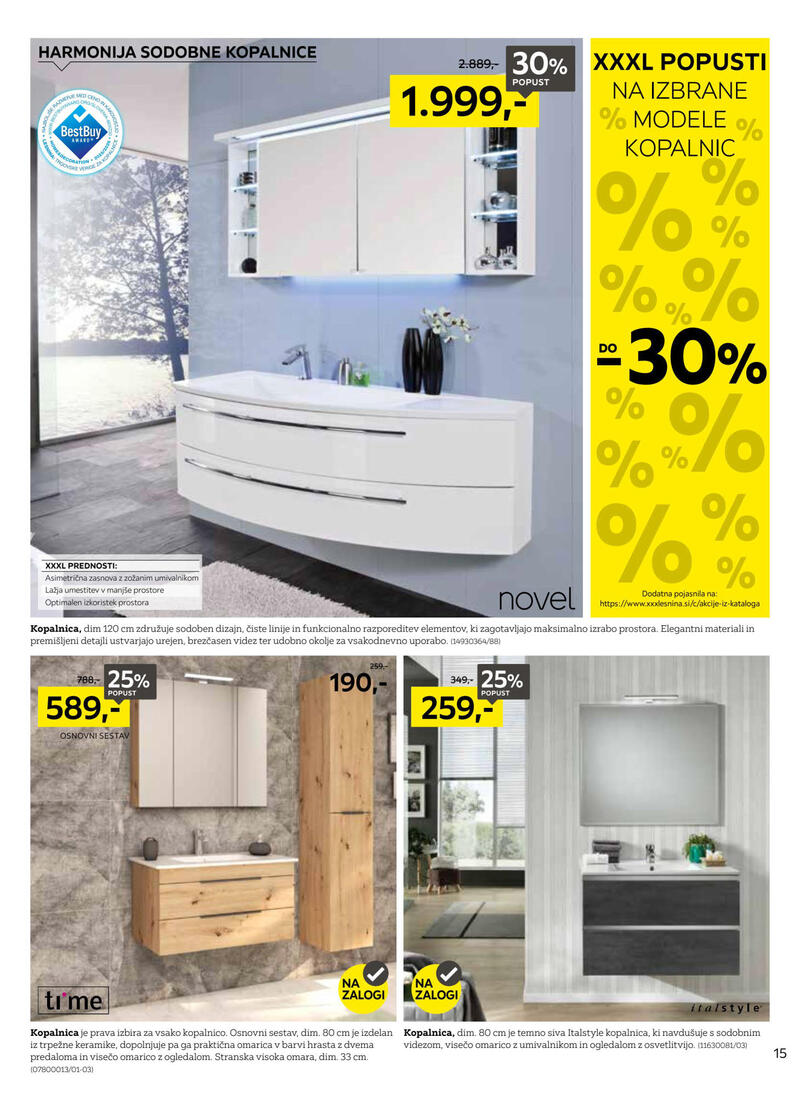 Lesnina XXXL redni katalog