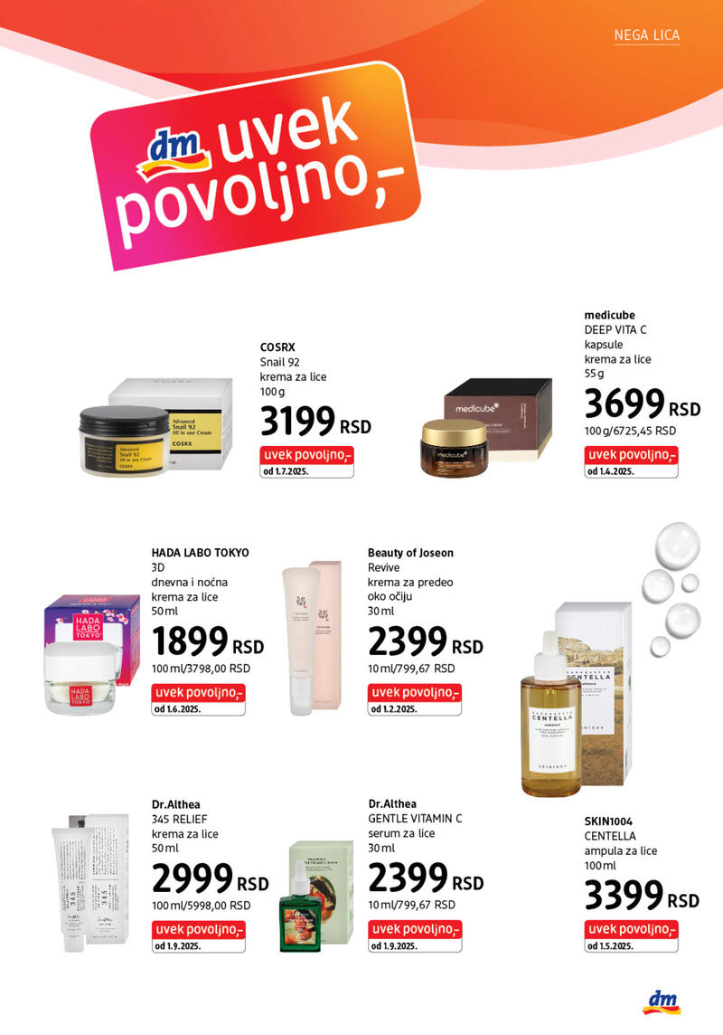 DM Drogerie katalog akcija
