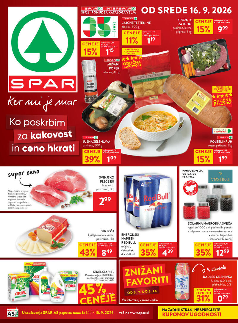 Spar katalog akcija Redni katalog