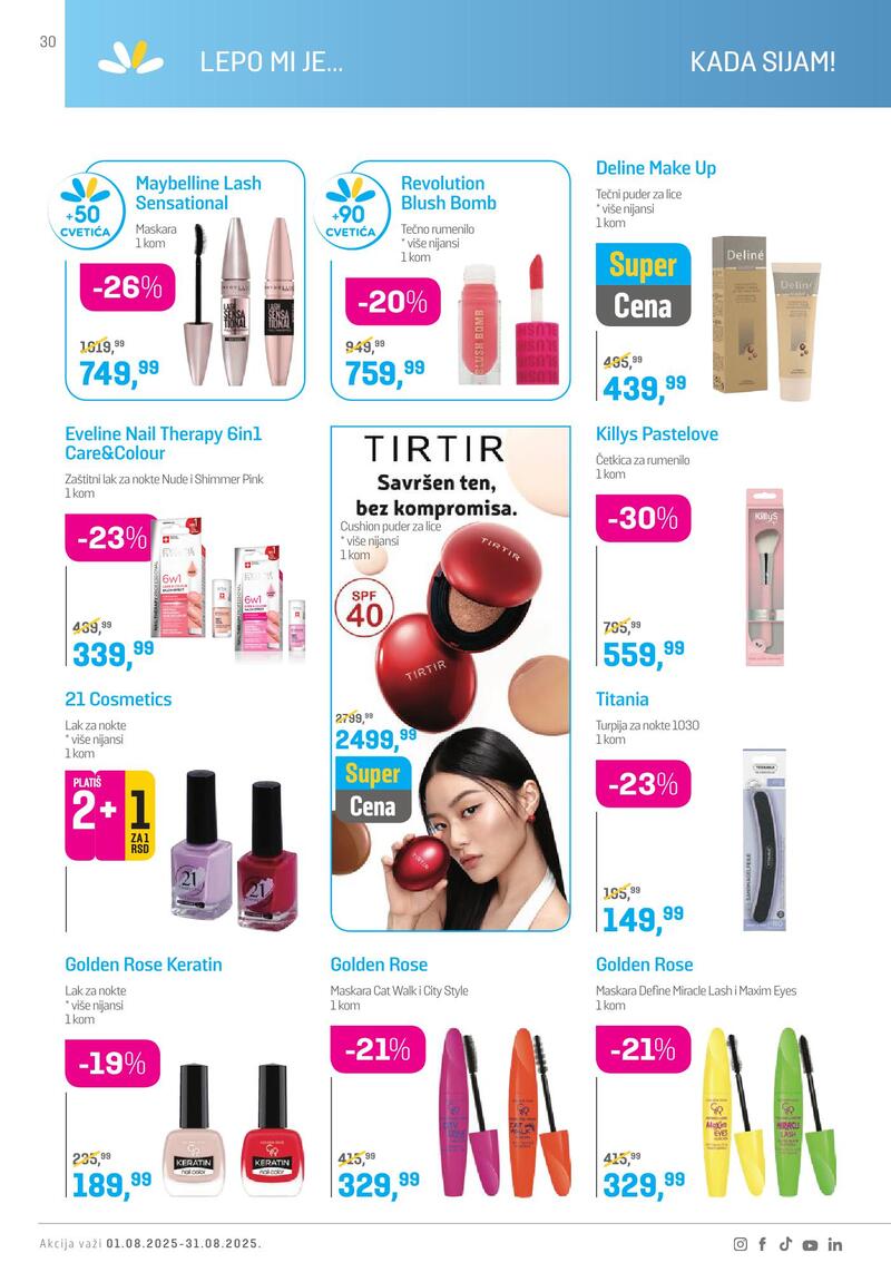 Lilly Drogerie katalog akcija