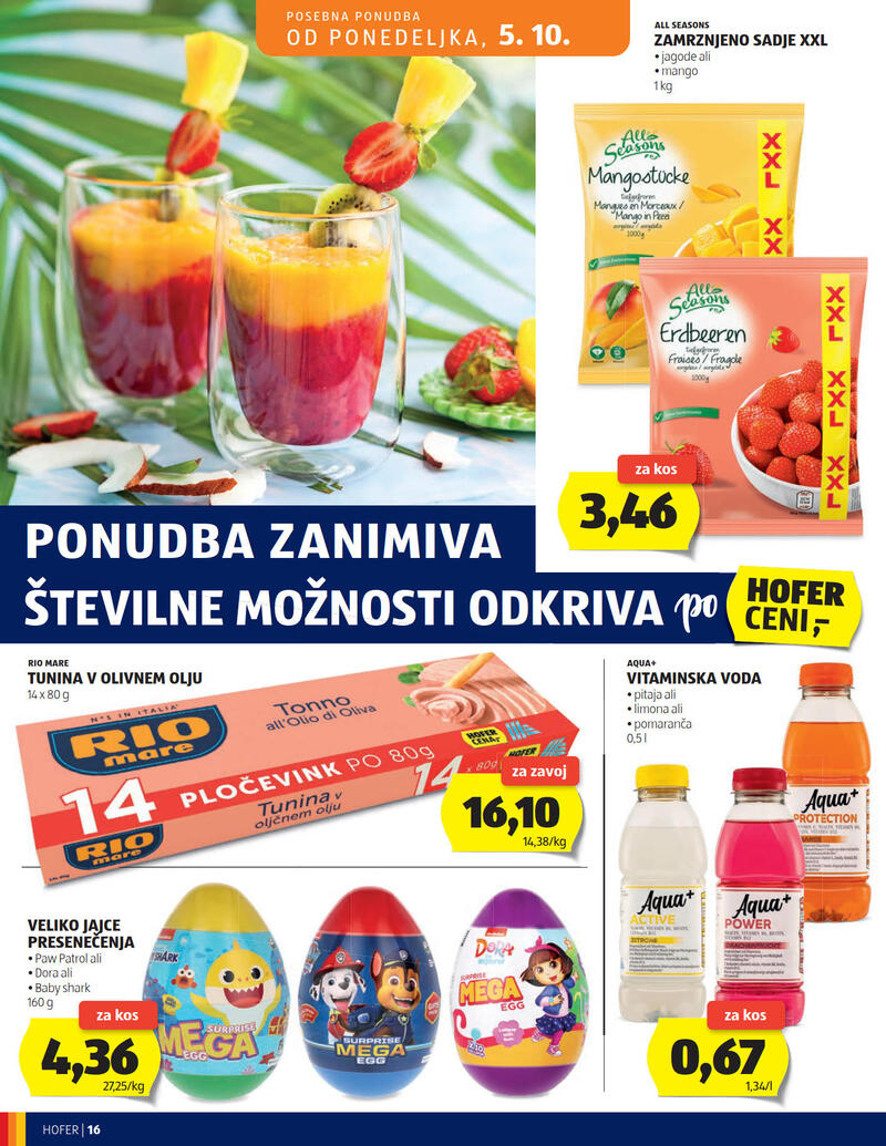 Hofer katalog - Tedenska akcija