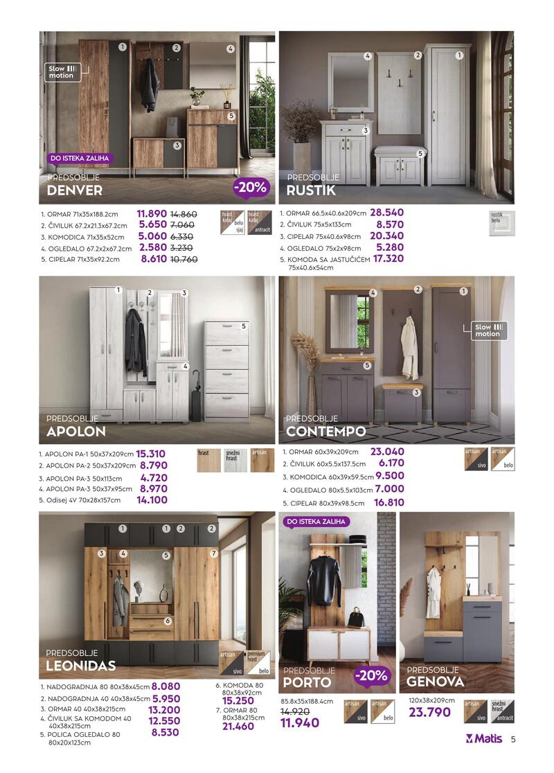 Matis nameštaj katalog akcija