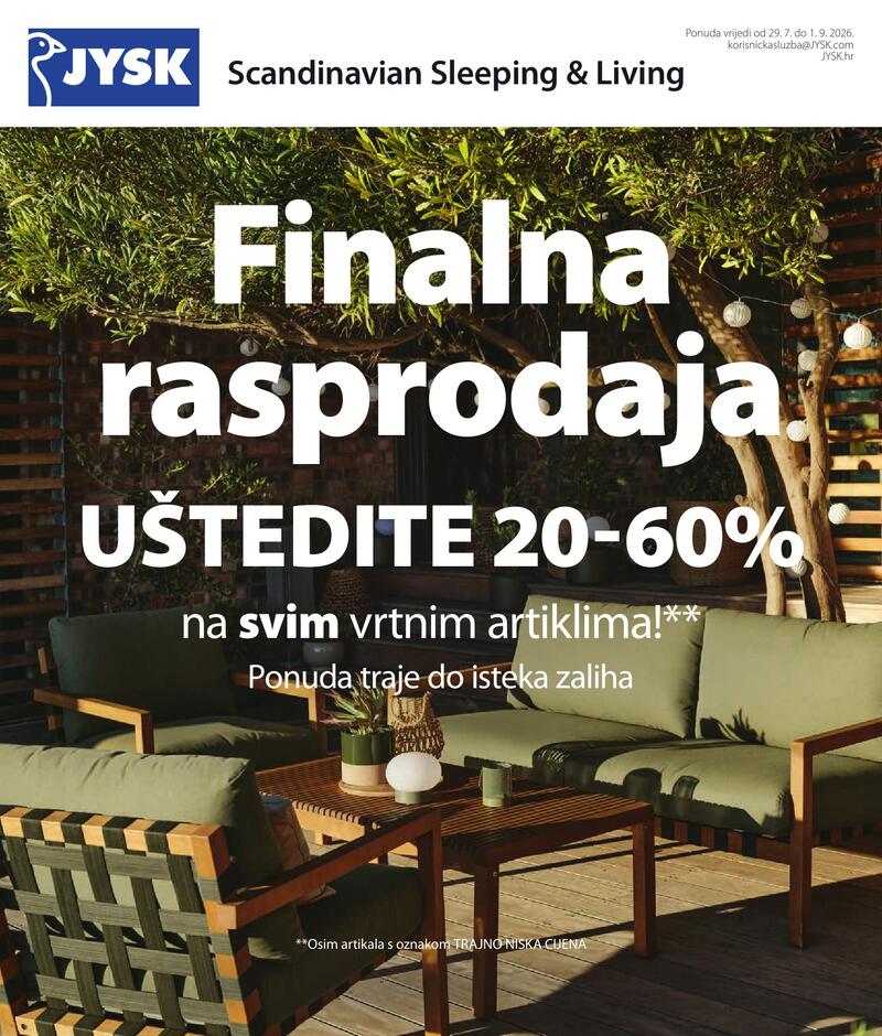 JYSK kataloška akcija