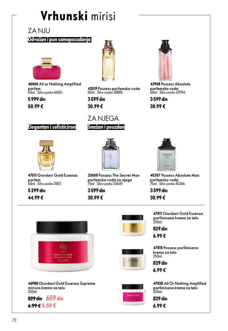 Oriflame katalog akcija